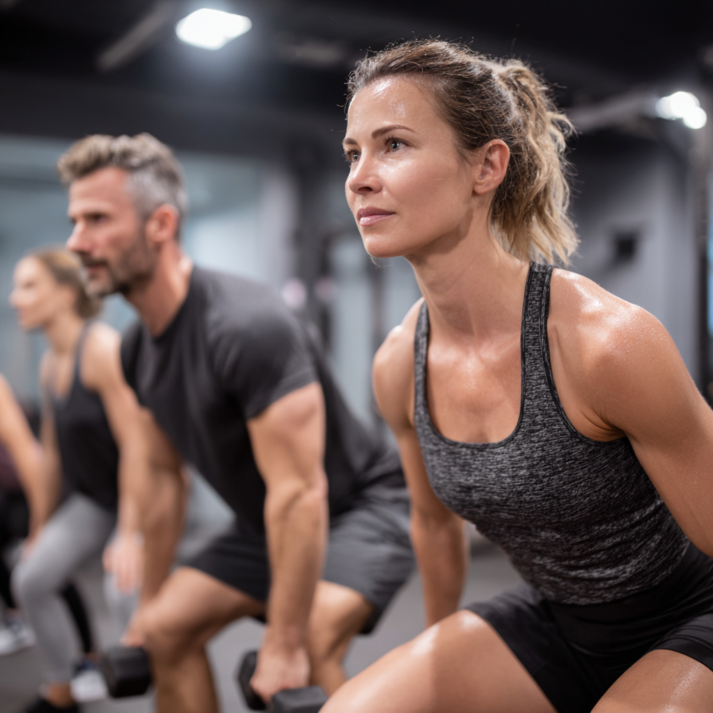 Dospelý človek slovenského pôvodu vykonávajúci preventívne cvičenia pre chrbát s profesionálnym prístupom